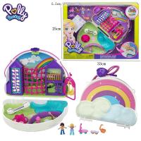 ราคา Original Polly Pocket World Treasure Box Mini Purse Kids Toys for Girls Micro Scene Polly Doll Play House Anime Figure Dream Bag (12771335307)