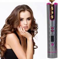 ราคา Fast Hair Curlers USB LCD Display Wireless Ceramic Rotating Curling Iron Curling Iron Hair Tools (20726788287)