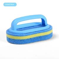 ราคา แปรงฟองน้ำ 2 ชิ้นพร้อมที่จับสำหรับอ่างอาบน้ำ Scrubber เครื่องครัวอ่างล้างจาน Scrubber Pad Scrubber ที่มีประสิทธิภาพ แปรงทำความสะอาดจาน (21086477856)