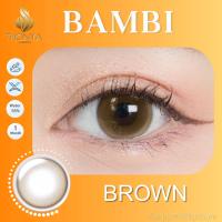 ราคา คอนแทคเลนส์ BAMBI BROWN ยี่ห้อ KITTY KAWAII Color Gary Brown HAZEL (19155682034)