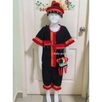 ราคา ชุดเด็กดอย สีดำไหมพรมแดงคอกลมแต่งกระดิ่ง (21268844318)