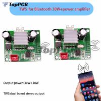ราคา บลูทูธ 30W เครื่องขยายเสียง TWS ลำโพงเสียงโมดูลบอร์ดเครื่องรับสัญญาณเสียง Bluetooth เครื่องขยายเสียง 2 ทิศทางสเตอริโอ (21055505459)