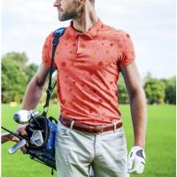 ราคา Europe and America mens clothing 2022 summer new 3D printing leisure sports golf short sleeved polo shirt lapel top (20529013467)