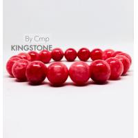 ราคา Rhodochrosite กำไลหิน โรโดโครไซด์ หินดึงดูดความรัก บำบัดแผลใจ ขนาด 8 10 12 14 มิล (5664160226)