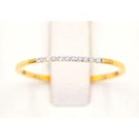 ราคา Happy Jewelry แหวนแถว น่ารักๆ ทองแท้ 9k 37 5 เพชรกุหลาบ SI328 (17037250132)