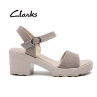 ราคา Clarks รองเท้าลำลองผู้หญิง UN PALMA VIBE ส้นสูงผู้หญิงส้นหนาฤดูร้อน 26149689 (16756589234)