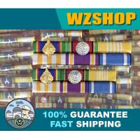 ราคา แพรแถบย่อพร้อมตัวติดเครื่องราช ประดับชุดข้าราชการ แบบ 2 แถว (9023351744)