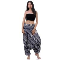 ราคา กางเกงอลาดิน กางเกงฮาเร็ม จั๊มสูท กางเกงแขก กางเกงแม้ว กางเกงม้ง กางเกงจินนี่ Hippie Harem Aladdin Genie Pants (20412090306)