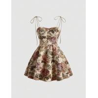 ราคา SN Dior flower dress ชุดเดรส สวนดอกไม้ เดรสลายดอก เดรสคุณหนู เดรสสั้น (20981731952)