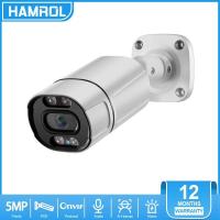 ราคา Hamrol 5MP 3MP 2MP IP Camera POE Color Night Vision Outdoor Waterproof Two Way Audio 1080P CCTV Security Camera Ai Human Detection Xmeye APP Remote View (8698520949)