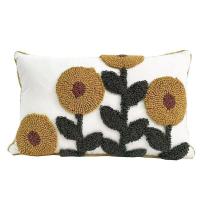 ราคา 30x50cm 45x45cm Sunflower Tufted Cushion Cover American Country Floral Embroidery Throw Pillow Covers Decorative Home Decor Pillow Case for Sofa (20015319306)