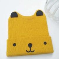 ราคา หมวกไหมพรมเด็ก พิมพ์ลายหน้าน้องแมว หมวกมีหู น่ารัก (4653496337)