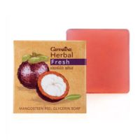 ราคา สบู่มังคุดกิฟฟารีน สบู่มังคุด แพคครู่2ชิ้น สบู่ล้างหน้าฟองนุ้ม สบู่มังคุด สบู่ผสมเปลือกมังคุด สบู่กลีเซอรีนผสมเปลือกมังคุด (14636409859)