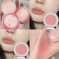 ราคา WOOLOVE ครีมบลัชออนโมโนโครม3สีทาแก้มเนื้อแมทธรรมชาติสีม่วงเครื่องสำอางจำพวกแป้งสีทาแก้มวอลเปเปอร์ลูกพีชแดง (20579217970)