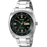 ราคา Seiko Mens SNKM97 Analog Green Dial Automatic Silver Stainless Steel Watch (14456058134)