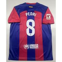 ราคา เสื้อบอล แฟนบอล บาร์เซโลน่า เหย้า 2023 24 Barcelona Home 8 PEDRI อาร์มลาลีก้า (20513376425)