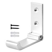 ราคา ตะขอเสื้อโค้ตแบบพับที่แขวนติดผนังสำหรับแขวนตะขอเกี่ยวเสื้อคลุมอาบน้ำฮาร์ดแวร์งานหนักอะลูมินัมอัลลอยที่แขวนหูฟังไม่ขึ้นสนิมติดผนังพร้อมกับสกรูสำหรับใส่หมวกกระเป๋าอุปกรณ์ฟิตเนส (20227869422)