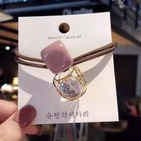 ราคา ยางรัดผมสไตล์เกาหลี ยางรัดผมแฟชั่น 4แถม1 ประดับคริสตัล เรียบหรูดูสดใส (16915671534)