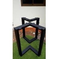 ราคา MPT2Wood Steel ขาโต๊ะ ขาเหล็กทำโต๊ะ 1ชุด 2ขา ขาโต๊ะโมเดิร์น สีดำด้าน รุ่น MPT 98 สำหรับทำโต๊ะทำงาน โต๊ะกินข้าว โต๊ะลอฟท์ โต๊ะกาแฟ Modern Table Legs (14231607324)