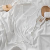 ราคา เสื้อกล้ามสายเดี่ยวผ้าถักเสื้อสูทผู้หญิงเสื้อแขนกุดรัดรูปใส่ด้านนอกออกแบบพิเศษสีเทาใส่ด้านในสีดำ (20714388839)