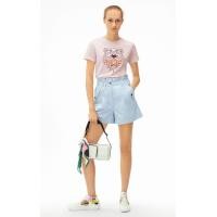 ราคา KENZO มาพร้อมกับเสื้อยืดลายปักแบน Tian Xian สามหัวเสือคลาสสิกคอกลมพิมพ์ลายแขนสั้นโลโก้ยอดนิยม (19646345366)