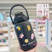 ราคา Miss Chayen กระติกน้ำ ขวดนำ้1L 850MLแท้งค์สแตนเลส316 กระติกน้ำเก็บความร้อน (16271386237)