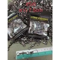 ราคา 1 2วัน ส่งไว ราคาส่ง กิ๊บลูกหมุน แพคละ10ชิ้น กิ๊บลูกหมุนตกปลา 10ps Pc เบอร์ 5 0 4 0 3 0 2 0 1 0 1 2 3 4 6 TFM (15029447816)