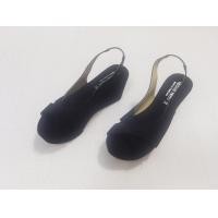 ราคา yeong yeou รองเท้าแตะแฟชั่นเตารีดส้นสูง 3 นิ้วแบบสวมหน้าไขว้รัดส้น รหัส yy2438 (16442233442)