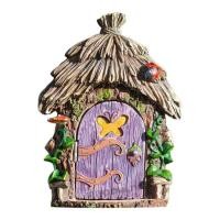 ราคา Fairy Garden Door Mini Wood Fairy Yard House Tree House Accessories For Garden Porch Patio Wall Porch Fence Tree Park capable (20263569026)