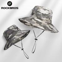 ราคา ROCKBROS หมวกขอทานกลางแจ้ง Fisherman หมวกกันแดดปรับได้สำหรับสตรีและผู้ชาย (7695946258)