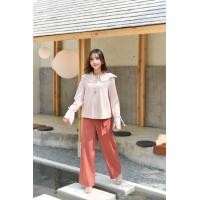 ราคา CHLOE blouse เสื้อเบลล์แขายาวคอปก mlitbrand (16335618404)
