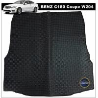 ราคา แผ่นปูท้ายรถยนต์ BENZ C180 Coupe W204 ลายกระดุมPVC สีดำ (680258075)