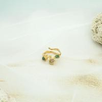 ราคา เครื่องประดับ Rock Me Jewelry รุ่น Wave Ring แหวน ทองเหลือง ประดับพลอย (9356913315)
