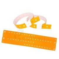 ราคา 100pcs Wholesale fashion disposable Vinyl ID Wristbands PVC festival bracelet cheap event vinyl wristband for ticket (12142976772)