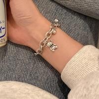 ราคา ILOVEDIY สร้อยข้อมือสไตล์ฮิปฮอปทำจากเหล็กไทเทเนียม2ชั้นสำหรับผู้หญิง ผู้ชายเทรนด์ Ins เครื่องประดับแนวเรโทรเท่ๆ2022ใหม่ (15265917174)