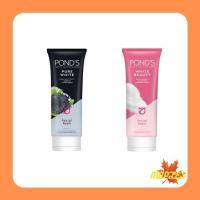 ราคา PONDS INSTITUTE JAPAN WHITE BEAUTY PURE WHITE FACIAL FOAM พอนดส์ โฟมล้างหน้า มีให้เลือกสองสูตร เช่นสูตรกระจ่างใสสีชมพูและสูตรดีท๊อกซ์สีดำ 100g (7940024861)
