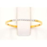 ราคา Happy Jewelry แหวนแถว น่ารักๆ ทองแท้ 9k 37 5 เพชรกุหลาบ SI328 (17037250128)
