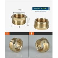 ราคา ข้อลดเหลี่ยมทองเหลือง ขนาด 1x3 4 หนึ่งนิ้วลดหกหุน 1 ตัว (453086088)
