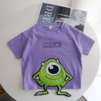 ราคา BABYFINE เสื้อยืดเด็กผู้ชาย เสื้อผ้าเด็กผู้ชาย เสื้อยืดแขนสั้นเด็กฤดูร้อนใหม่เด็กชายและเด็กหญิงพิมพ์การ์ตูนครึ่งแขนด้านบน (18315236733)