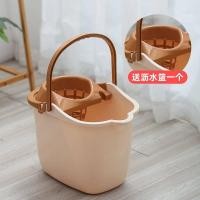 ราคา ไม้ถูพื้นถังปั่น ไม่ถูพื้นถังปั่น ครัวเรือนหนาถังม็อบที่มีล้อถูถังพลาสติกหมุนสกรูผ้าท่าเรือน้ําบาร์เรลเดียวคู่มือบีบถังพื้นถูพื้ V726 (19823548991)