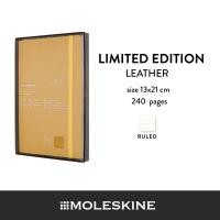 ราคา Moleskine สมุดบันทึกปกอ่อน หนังแท้ มีเส้น ขนาด 13x21 ซม MOLESKINE CLASSIC LEATHER NOTEBOOK LARGE SOFT COVER 13X21 CM (2121576713)