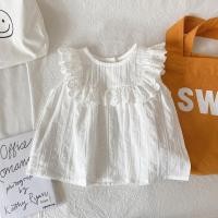 ราคา ส่งของ Babycat พร้อมส่ง ขายดี ใหม่ เสื้อแขนกุด ผ้าฝ้าย แต่งลูกไม้ สไตล์เกาหลี ญี่ปุ่น แฟชั่นฤดูร้อน สําหรับเด็กผู้หญิง 2023 (19693083788)