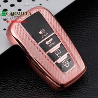 ราคา TPU เคสกุญแจรถยนต์4ปุ่มอุปกรณ์เสริมพวงกุญแจสำหรับ Toyota Prius Camry Corolla ปี C HR CHR RAV4 Prado 2018 (12343740501)
