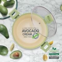 ราคา เบสิโค หม้อต้มอาหาร หม้อหู หม้อเคลือบCeramic หม้อต้มมีหู หม้ออะลูมิเนียมเคลือบเซรามิกพร้อมฝาแก้วนิรภัย รุ่น THE AVOCADO COOKWARE SERISE ขนาด 24 ซม (17644880169)