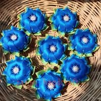 ราคา ริบบิ้น เหรียญโปรยทาน ดอกไม้จากริบบิ้นกากเพชร ดอกไม้ปลอม ดอกไม้เสียบไม้กฐิน ดอกเปล่า 20 ดอก (16851734154)