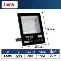 ราคา PXL สปอตไลท์ ไฟสว่าง Spotlight LED 50W 100W 200W 300W 400W AC 220V ใช้ไฟบ้าน220V แสงขาว IP66 สว่างมากๆ (21011080659)