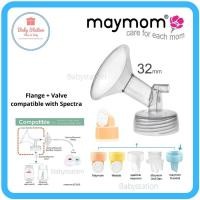 ราคา กรวยปั๊มนม Maymom คอกว้าง ใช้กับ spectra มาลิช ยูฮา อื่นๆ (17296431708)