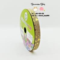 ราคา ริบบิ้นพับเหรียญ TW กากเพชร 50Yds ริบบิ้นกากเพชรทึบ ริบบิ้น (18098186220)