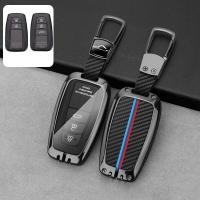 ราคา Toyota Zinc Alloy Carbon Fibre Car Key Case Cover For Toyota Cross GR Sport 2022 Altis GR Sport Corolla Cross 2020 New Altis 2020 Camry 2020 (18036713623)