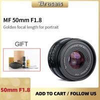 ราคา 7artisans 7 artisans 50mm f1 8 Large Aperture Portrait MF Prime Lenses Fit For Canon EOS M M50 M100 Sony E A7 Fuji FX M4 3 mount (20319592853)